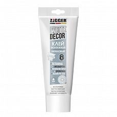 Клей «ZIGGER» WHITE DECOR акриловый для декора, белый 250 г (аналог Клей  "KIM TEC" 92) (1/12)