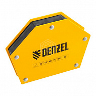 Фиксатор Denzel 75 LB, магнитный, для сварочных работ, усилие 34 кг, 30х45х60х75х90х135°, 97556 