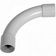 Соединитель угловой для жёсткой трубы Промрукав, 16 мм