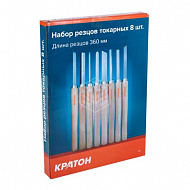 Набор резцов токарных Кратон, 8 предметов, 2 25 04 002 