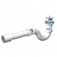 Сифон Ани пласт E115 для душевого поддона 1 1/2"х40 мм