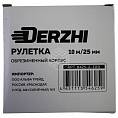 Фото Рулетка DERZHI "Мастер" обрезин корпус 10м/25мм (1/6/48) 8425-2-100
