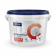 Краска латексная под колеровку Престиж, фасадная, База С, 2,7 кг 