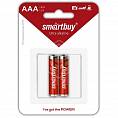 Фото Батарейка алкалиновая ААА Smartbuy LR03/2B блистер <2 шт> (1/12/240) SBBA-3A02B