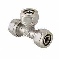 Тройник обжимной Valtec, 16х20х16 мм