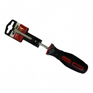 Отвертка шлицевая Derzhi SL6х100, Anti-Slip, с обрезиненной рукояткой