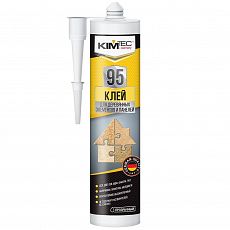 Клей  "KIM TEC" 95 для деревянных элементов и панелей, прозрачный (жидкие гвозди) 280 мл (1/12)