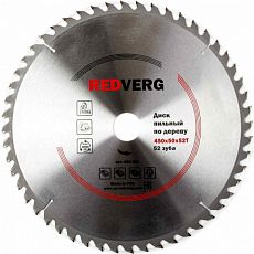 Диск пильный по дереву RedVerg твердосплавный 450х50мм/52зуба 800381_Z