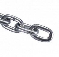Цепь сварная короткозвенная оцинкованная, 6 мм, 30 м
