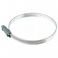 Хомут червячный, нержавеющая сталь, 150-170 мм, 10 шт 