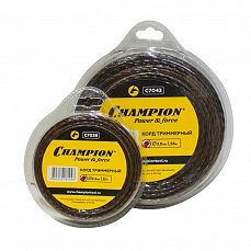 Леска для триммеров CHAMPION Magic 2,4мм*87м (витой квадрат)+нож (1/10) C7040