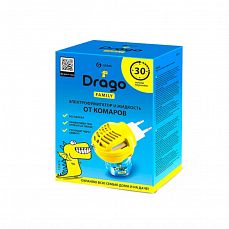Жидкость от комаров Grass Drago, комплект:электрофумигатор+жидкость 30мл (1/1) NS-0002_S