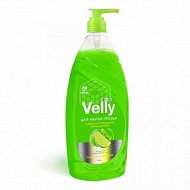 Средство для мытья посуды Grass VELLY Premium, лайм и мята, 1 л, 125424 