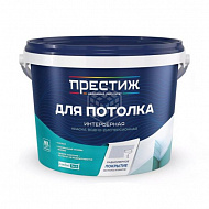 Краска Престиж ВД-АК 212 (W1), для потолка, супербелая, 13 кг 