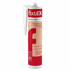 Клей монтажный FixLEX белый 440гр картридж (1/12)