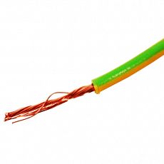 Провод установочный (ПУГВнг-LS) 10 мм.кв ГОСТ желто-зеленый <100 м>_Z
