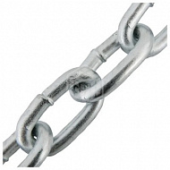 Цепь сварная, короткозвенная, оцинкованная, 4 мм, 60 м ат