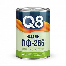 FORMULA Q8 Эмаль ПФ 266  красно-коричневая 0,8 кг (1/14)