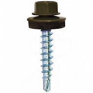 Саморез кровельный, серо-коричневый, 4,8х29 мм, 250 шт