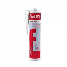 Клей монтажный FixLEX_ прозрачный 260гр картридж (1/12)