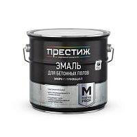 Эмаль акриловая Престиж, для бетонных полов, серая, 4 кг Эмаль акриловая Престиж, для бетонных полов, серая, 4 кг