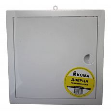 Дверца ревизионная KUMA 200*200 белый пластик (1/22) 200200