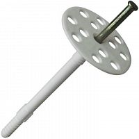 Дюбель для изоляции 10х160 мм, с металлическим гвоздём IZM (гвозди в отдельной упаковке), 400 шт