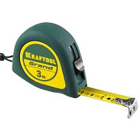 Рулетка KRAFTOOL GRAND , обрезиненный пластиковый корпус 3м/ 16мм.(1/12/48) 34022-03-16 Рулетка KRAFTOOL GRAND , обрезиненный пластиковый корпус 3м/ 16мм.(1/12/48) 34022-03-16