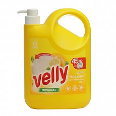Фото Средство для мытья посуды Grass Velly Sensitive, лимон, 2,5 л, 125903