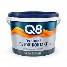 Фото Грунтовка воднодисперсионная FORMULA Q8, бетон-контакт, 2,7 кг 