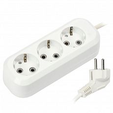 Удлинитель 3-мест, 1,5м, с/з, 16А, ПВС 3*1,5 3500 Вт Smartbuy (1/1) SBE-16-3-1,5-Z