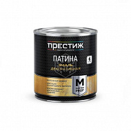 Эмаль декоративная Престиж Патина, серебро, 0,2 л
