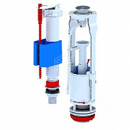 Арматура Ани пласт с нижней подводкой и двойной кнопкой 1/2"