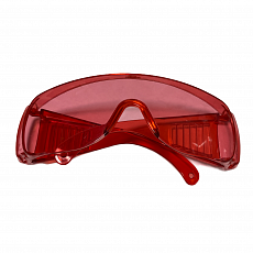 Очки KUMA защитные открытого типа, с бок. вентиляц, красные (1/50) 112003