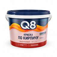 Краска по кирпичу Formula Q8, акриловая, красно-коричневая, 2,4 кг