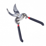 Секатор цельнометаллический DERZHI прямой рез, легированная сталь, обрезиненные ручки, 200 мм, 258115