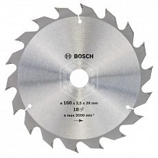 Диск пильный Bosch 160x20 18зуб/дерево_Z