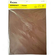 Шлифлист KUMA, 230х280 мм, на бумажной основе, влагостойкий, P1000, 10 шт, 75699 