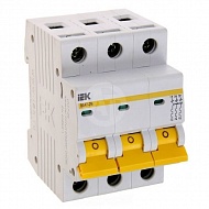 Автоматический выключатель IEK ВА47-29, 3Р, 63А, 4,5кА, тип С
