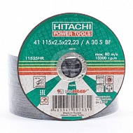 Диск отрезной Hitachi по металлу 115*2,5*22 мм