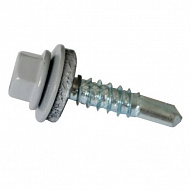 Саморез кровельный графитовый серый (RAL7024), 5,5х32 мм, 250 шт 