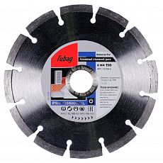 Алмазный диск Universal Pro Fubag диам.150х22.2мм/бетон,кирпич,стр.материалы/сух.рез_Z