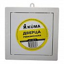 Дверца ревизионная Kuma, 100х100 мм, белый, пластик 