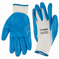 Перчатки Зубр Мастер, маслостойкие для точных работ, с нитриловым покрытием, XL
