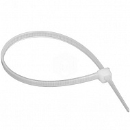 Стяжки нейлоновые КСС, 4х250 мм, белые, 100 шт 