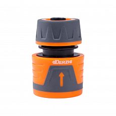 Соединитель быстросъемный DERZHI шланг-насадка, 1/2" (1/400) 26359