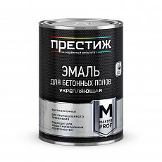 Престиж Эмаль акриловая для бетонных полов черная 1 кг (1/14) 