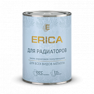 Эмаль для радиаторов отопления Erica, белая, 1,8 кг 