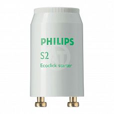 Стартер 4-22Вт послед. вкл. Philips (25/300) 23867 замена S2 4-22W SER 220-240V WH EUR/12X25CT_Z