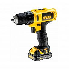 Дрель-шур. акк. DCD710C2P DeWalt 10.8В/1,1кг/БЗП/1,3А.ч/2АКБ Li-ion/2скор./кейс+мультитул